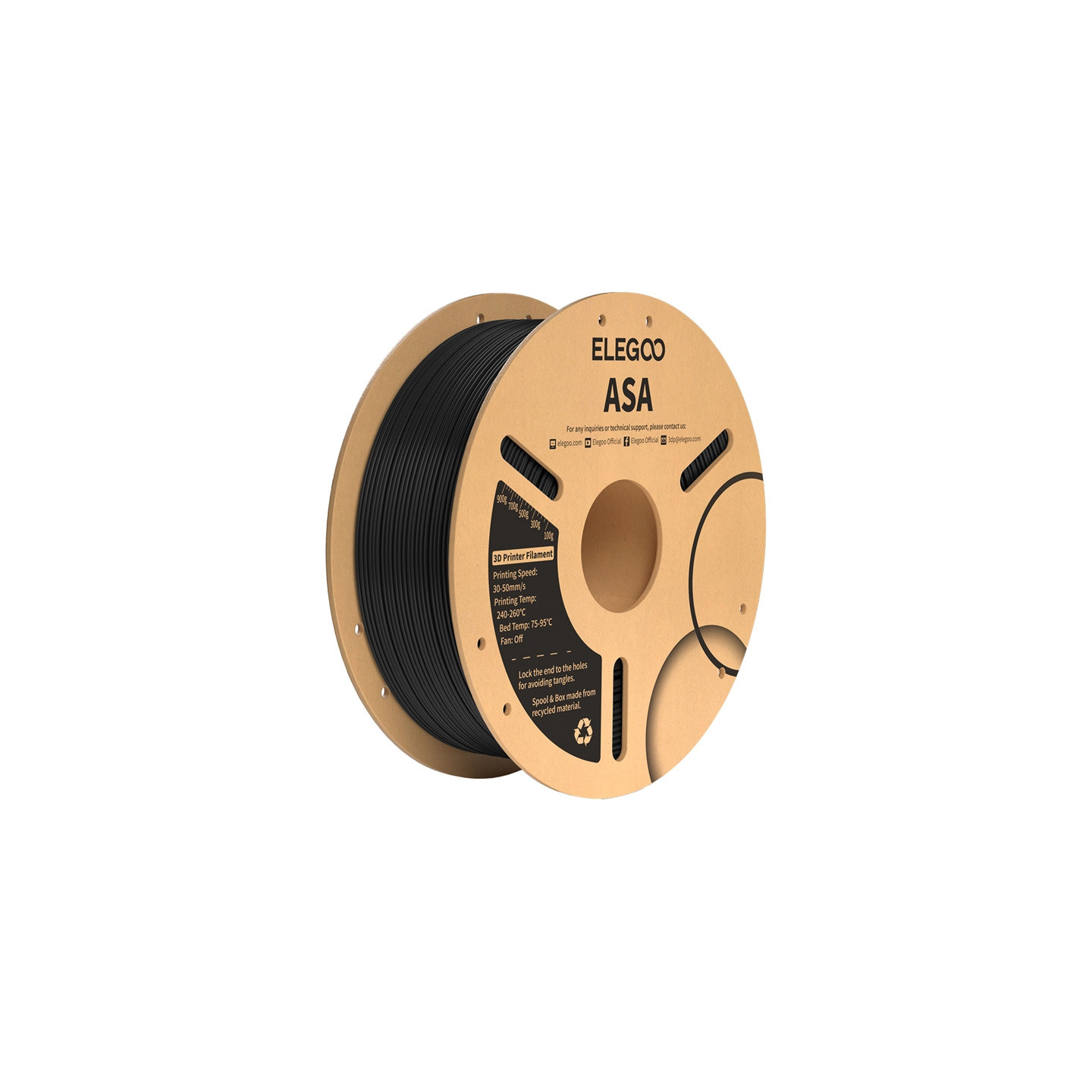 ELEGOO ASA Filament (Black)