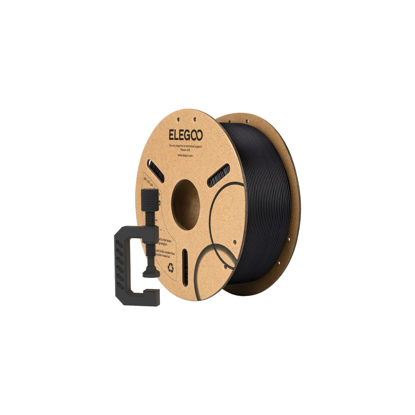 ELEGOO PLA-CF Filament (Black)