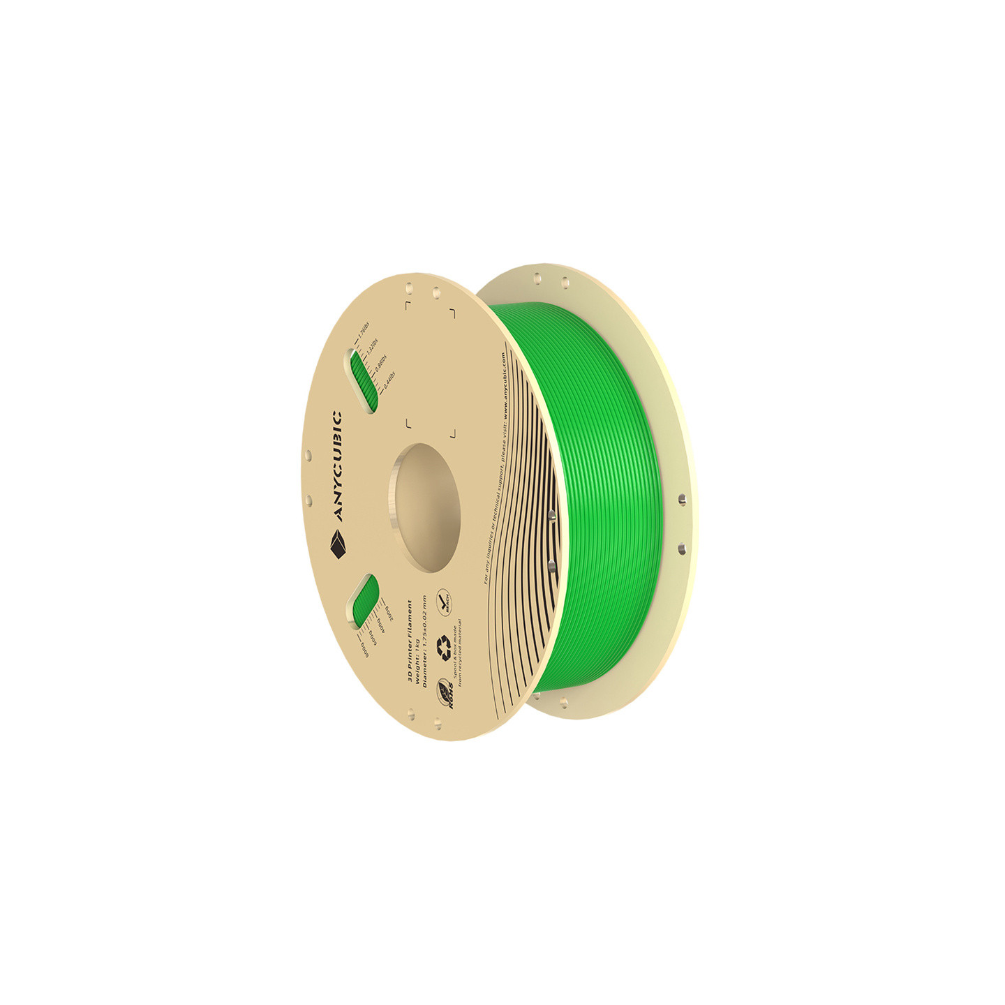 Filament PLA Anycubic 1 KG (Zielony)