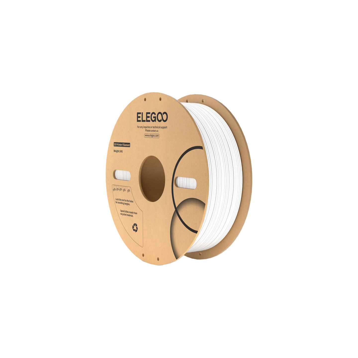 ELEGOO ABS filament (white)