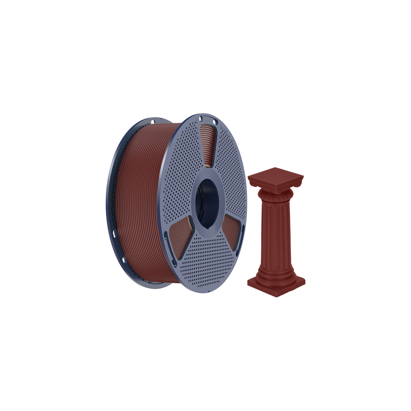 Sunlu PLA High-Speed Marble Filament (brick red)
