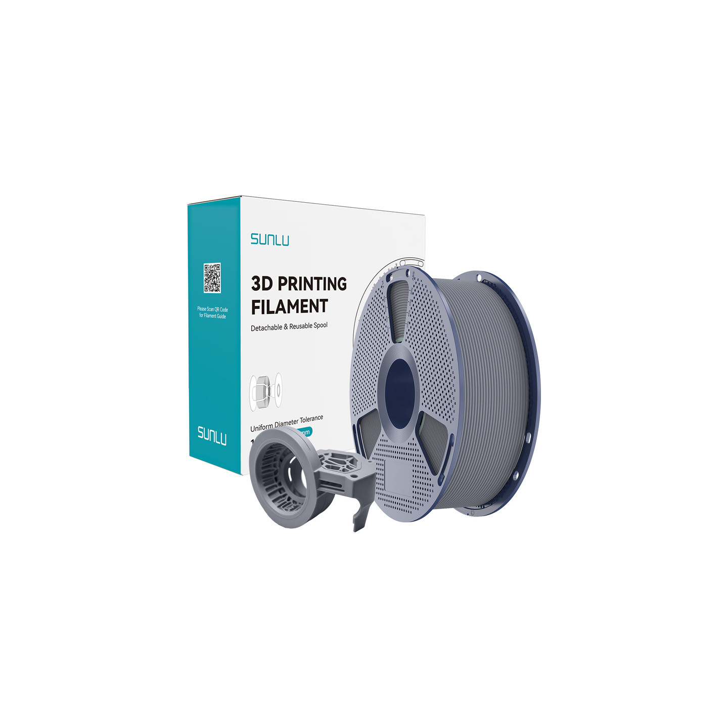 Filament Sunlu PETG High-Speed Matte (szary)