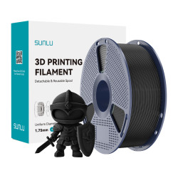 View product Sunlu PLA+ Filament (Black)