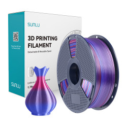 View product Sunlu PLA+ Silk Filament (Rainbow 02)
